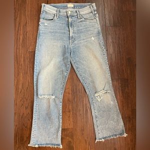 MOTHER hustler ankle jeans 27